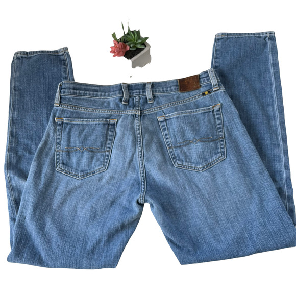 Lucky Brand Sienna Cigarette Womens Jeans Size 4/27 Skinny Mid Rise Denim Blue - Picture 5 of 13